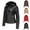Black, variant on Leather Jacket for Women Biker Style Vintage Leather Jacket with Hood (detachable) Women Fashion Motorcycle Zip-Up Lightweight Coat Collar Women Leather Jacket