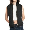 thumbnail image 2 of Ma Croix Womens Solid Quilted Zip Up Padding Vest Jacket, 2 of 6