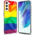 thumbnail image 1 of TalkingCase Slim Case for Samsung Galaxy S21 FE 5G (Fan Edition), Slim Thin Gel Tpu Cover, Rainbow Pride LGBTQ Print, Light Weight, Flexible, Soft, Anti-Scratch, Printed in USA, 1 of 7