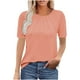 thumbnail image 3 of Sudadera con capucha de buceo,Blusa de encaje con escote en V para mujer, informal, de manga corta, de poliéster, holgada, para uso diario, sopatenor, 3 of 9