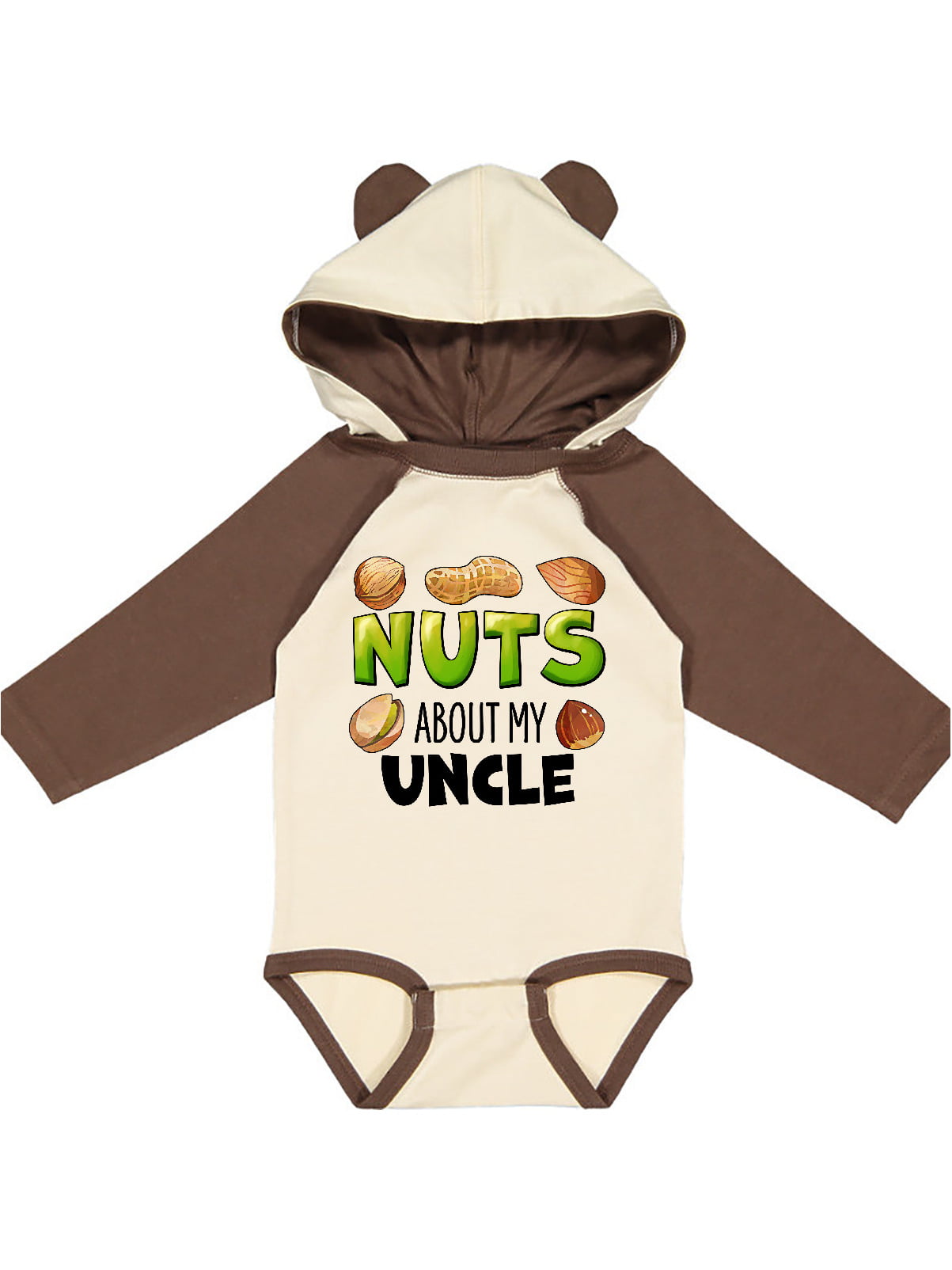Almond Pistachio Infant Tutu Bodysuit inktastic Nuts About My Uncle Peanut 