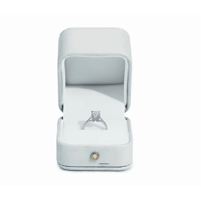 Xtellar Caja De Anillo Para Compromiso Propuesta Regalo Joyas Lujo