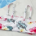 thumbnail image 5 of SYPNOS Girls Floral Two Pieces Bikini+Board Shorts Bathsuit Set 8-14Y Child Sports Swimsuit, 5 of 5