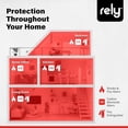 thumbnail image 5 of Rely Essentials 4500 Smoke Alarm - Battery Operated Photoelectric Sensor Smoke Detector - Compact 4-Inch Design - Home Fire Protection - Easy Installation - 1 Pack, 5 of 6