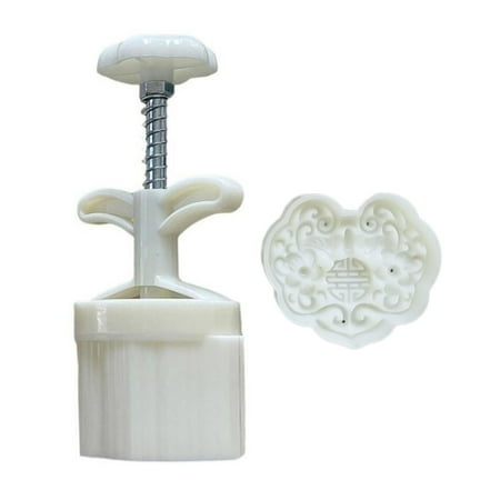 

TINYSOME 50g Mooncake Stamps Ruyi Lock Shape Mooncake Molds Festival Hand Press Mooncake Moulds Kitchen Pastry Decorating Gadgets