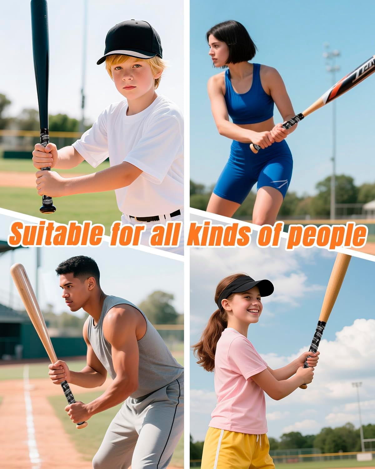 HomeJoy  Baseball Bat Grip Tapes, Faith Cross Bat Grip Tape, 1.5mm Precut and Full Adhesive Baseball Wrist Tape, Scripture Designs Non-Slip Religious Baseball Grip Tapes for Sports
