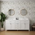 thumbnail image 6 of Furvclv 72'' Modern Wood Basin Vessel Undermount-Sink Set, Bathroom Vanity Sink Combo, W/2 Cabinet And 4 Drawers, Soft Closing Doors, Backsplash, 6 of 9