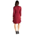 thumbnail image 5 of Maternity Long Sleeve Knee Length Skater Dress, 5 of 5