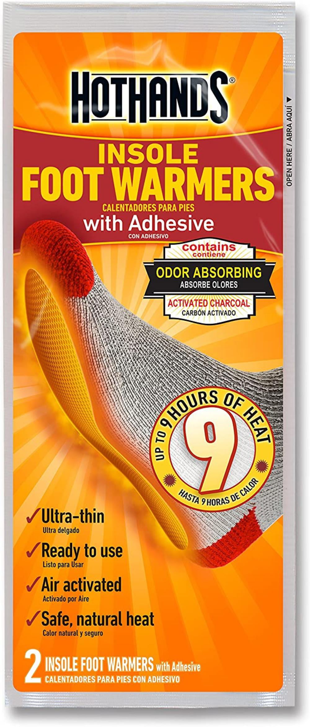 40 Pair Long Lasting Safe Natural Odorless Air Activate HotHands Toe Warmers 