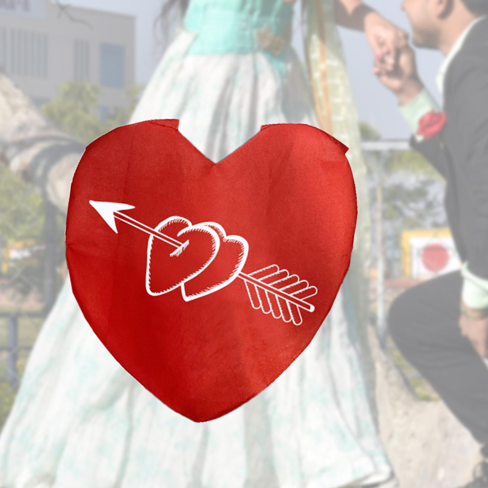Disfraz De Corazón Rojo Para Mujer Y Niña – Poliéster Ligero, Unisex, Ideal Para San Valentín, Fiestas Y Actuaciones