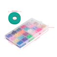 thumbnail image 4 of 485 Pcs Perles Plates Rondes en Argile Polymère Colorées avec Étui de Rangement à 24 Compartiments Disque Guirlande de Perles Kit d'Accessoires Bricolage pour Bracelet Pendentif Collier, 4 of 9