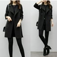 thumbnail image 2 of Veste d'Automne et d'Hiver pour Femmes, Cardigan Décontracté, Manteau Ajusté, Pardessus, 2 of 6