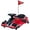 Red, variant on Cuoote 24V 180W Ride On Car, Electric Ride On Drift Car Toy with Bluetooth, Go Cart for Kids 3-10 with Replacement Wheels, 360 Degrees Rotating, High/Low Speed, Pink