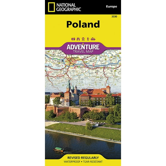 National Geographic Adventure Map Poland Map, Book 3330, (Paperback)
