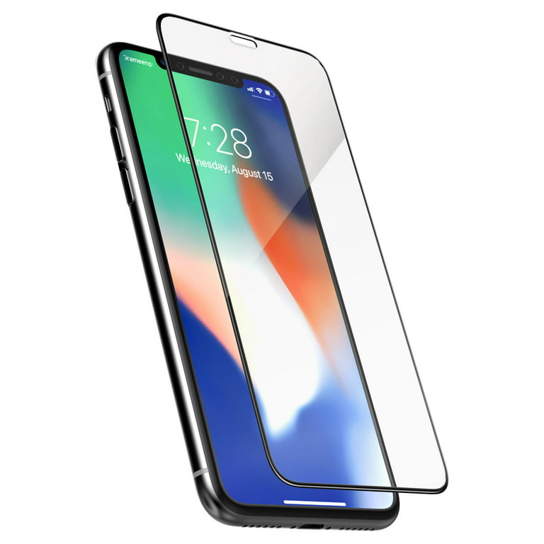 Basics Full Coverage Tempered Glass Screen Protector for iPhone XR and iPhone 11, 6.1 Inches/15.49 cm (Pack of 2)
