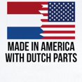 thumbnail image 2 of CafePress - Made In America With Dutch Parts Body Suit - Long Sleeve Cotton Baby Bodysuit, 2 of 4