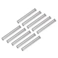 thumbnail image 1 of 10Pack Compression Spring, 304 Stainless Steel 5mm OD 0.8mm Wire 35mm Length Mechanical Spring for Shop Home Repair Project, Silver Tone, 1 of 5