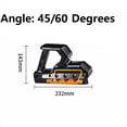 thumbnail image 4 of 1Pc 45° 60° Tilt Angle Plasterboard Fast Cutter, Plasterboard Edger Chamfering Planer Wood Trimming Hand Plane Tool, 4 of 7