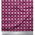 thumbnail image 1 of Soimoi Japan Crepe Satin Fabric Flower Artistic Decor Fabric Printed Yard 42 Inch Wide, 1 of 3