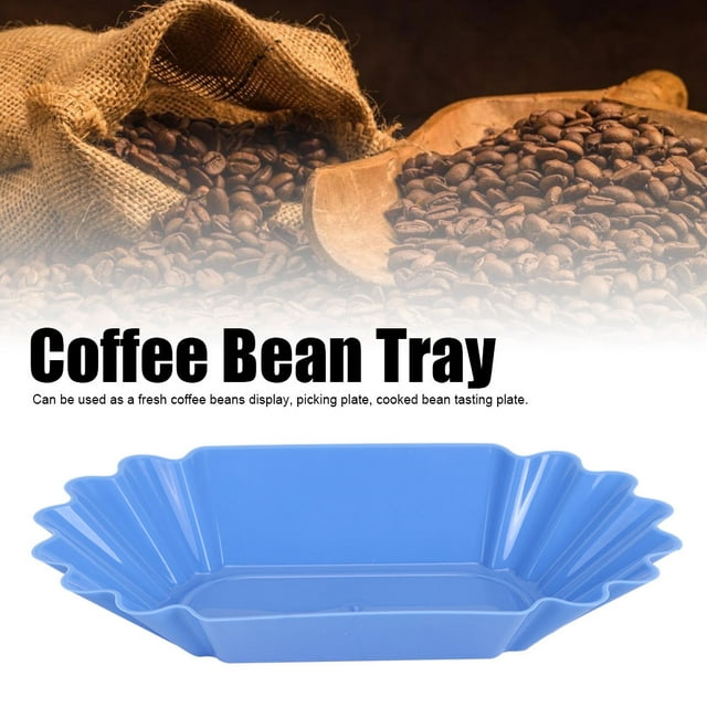 Plateau d'Échantillons de Grains de Café, Plat en Plastique PP pour Cuisine Maison, Réutilisable, Résistant à la Chaleur