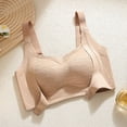 thumbnail image 4 of Full Coverage Wireless Bra Seamless Supportive Design with Front Closure and Wide Band for Everyday Comfort and Versatility in T Shirt Wardrobe, 4 of 7