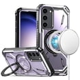 thumbnail image 4 of For Samsung Galaxy s24 Ultra Premium Circle [Magnetic Circle] KickKickstand - Light Purple, 4 of 4