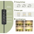 thumbnail image 2 of Bamworld Plant Stand Indoor with Grow Lights for Indoor Plants, 62.2'' Tall Plant Shelf, 12 Tiers Sturdy Plant Rack for Plants Display, Living Room Garden Patio Decor, 2 of 6