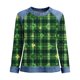 thumbnail image 5 of TaTaai Womens St Patrick Day Shirt 2025 Spring Long Sleeve Patchwork Round Neck Casual Blouse Solid Color Soft Comfy Top for Holiday Party Daily Wear Gift, 5 of 5