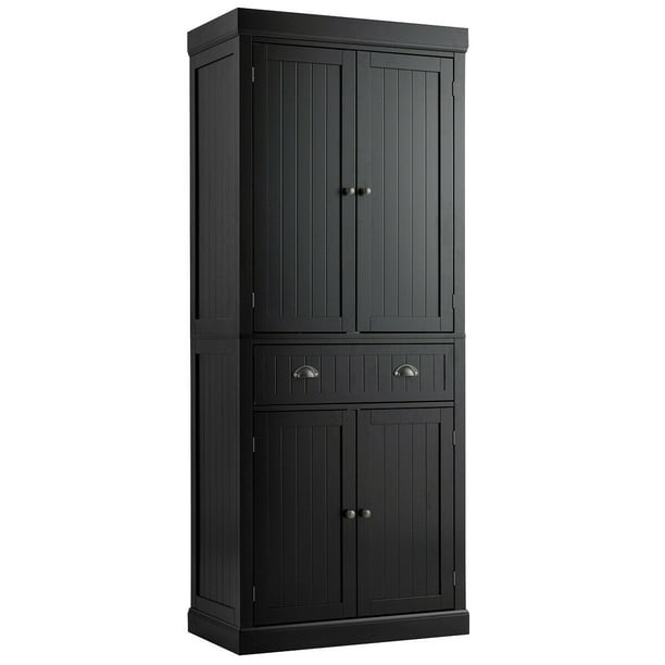 Gymax Kitchen Cabinet Pantry Cupboard Freestanding for Living room
