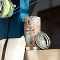 thumbnail image 3 of 20 Oz Shih Tzu Dog and Floral Coffee Tumbler Double Wall Insulated Stainless Steel Water Bottle | Metal Reusable Thermoses Flask with Cup Cap | Leak & Sweat Proof with Anti-Dust Lid, 3 of 7