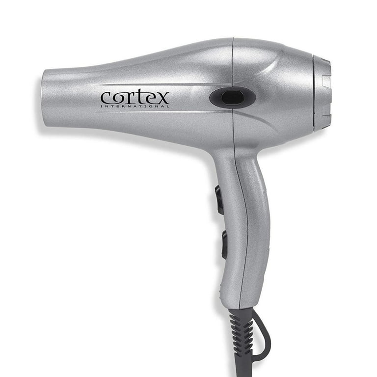 Cortex International Black Series Platinum 1875 Watts Hair Dryer With Nozzle 1.25 Inch Ceramic Tourmaline Flat iron Bundle