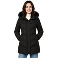thumbnail image 2 of Wantdo Women's Winter Coat Waterproof Winter Jacket Waterproof Jacket Quilted Parka Jacket Black L, 2 of 10