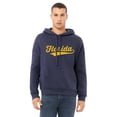 thumbnail image 2 of Daxton Adult Unisex Pullover USA Cities State Script Hoodie Fleece Sweatshirt, Florida Navy Gold, L, 2 of 2