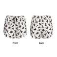 thumbnail image 6 of Uemuo Poodle Dog Pattern Women's Athletic Shorts High Waisted Running Shorts with Liner Pockets Gym Elastic Workout Shorts-XX-Large, 6 of 9
