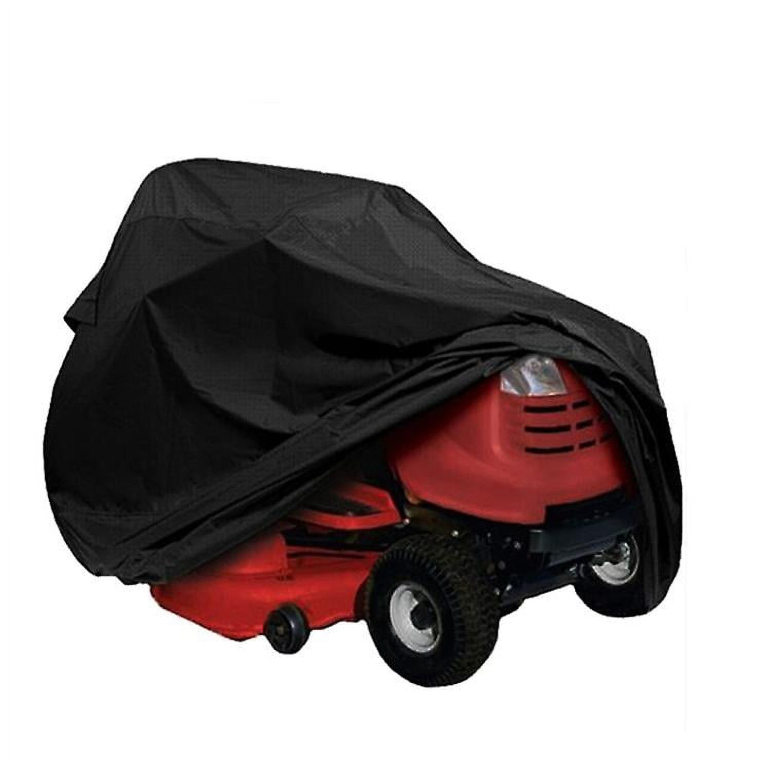 Lawn Mower Cover Riding Lawn Mower Cover Lawn Mower Tarp Hood Cover Waterproof Cover For Riding Garden Tractor color black 182 111 116cm