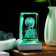 thumbnail image 2 of Lámpara de Lobo de Cristal 3D YWHL con Base de Luz LED, 2 of 9