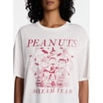 thumbnail image 4 of Peanuts Women's Halloween Graphic Oversized Tee, Sizes XXS-XXL, 4 of 5