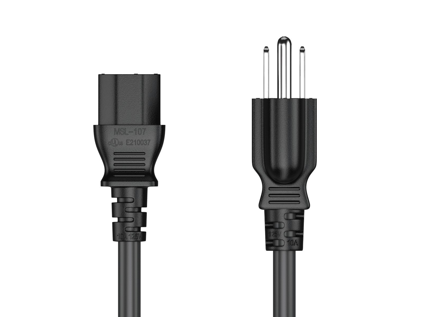 Cable Leader 25ft 18 AWG Universal Power Cord (IEC320 C13 to NEMA 5-15P)