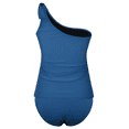 thumbnail image 6 of Hilor Tankini Bathing Suits for Women One Shoulder Swimwear Asymmetric Tummy Control Two Piece Swimsuits, 6 of 7