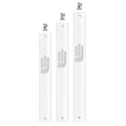 thumbnail image 4 of Aluminum Mezuzah Case with Modern Shin Design Waterproof Self Stick Judaica Door Mezuza for 12cm-5inches Scroll Home Blessing Cover (1 Piece, White), 4 of 4