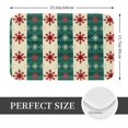thumbnail image 2 of Balery Christmas Snowflakes Plaid Felpudo de franela, resistente a las manchas y a la decoloración, para uso interior y exterior, fácil de limpiar, 40 x 60 cm, 2 of 7