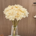 thumbnail image 5 of Fake Flowers, Artificial Flowers, Artificial Wildflowers for Summer Wedding, for Dining Table Centerpiece Living Room Home Decor Vase Arrangement Mother's Day Gift, AKLJWH - #17 Beige-2Pcs, 5 of 7