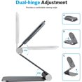 thumbnail image 3 of Stand for MagSafe Charger, Foldable MagSafe Stand Holder for iPhone 12 Series, Magsafe Accessories Designed for iPhone 12 Pro Max / 12 Pro / 12 Mini / 12, MagSafe Charger Not Included, Black, 3 of 8
