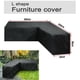 thumbnail image 5 of Protector de muebles de exterior, funda resistente para sofá, funda impermeable para patio, protección contra todo tipo de clima para terraza, césped y patio trasero, 100" de largo (en cada lado),, 5 of 5