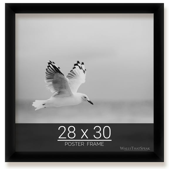 28x30 Black Picture Frame for Puzzles Posters Photos or Artwork