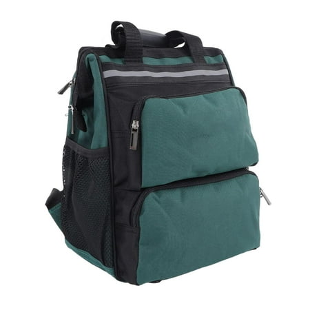 

LHX Tool Bag Padded Shoulder Strap Canvas Backpack Tear Resistant Portable for Maintenance (40cm / 15.7in Height)-0810