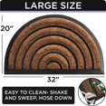 thumbnail image 2 of Extra Durable Door Mat - Door Mats Outdoor - Front Door Mat - Doormat - 32X20 - Welcome Mat - Welcome Mats Outdoor - Outdoor Mat - Door Mats Indoor - Entryway Rug - Indoor Door Mat, 2 of 4