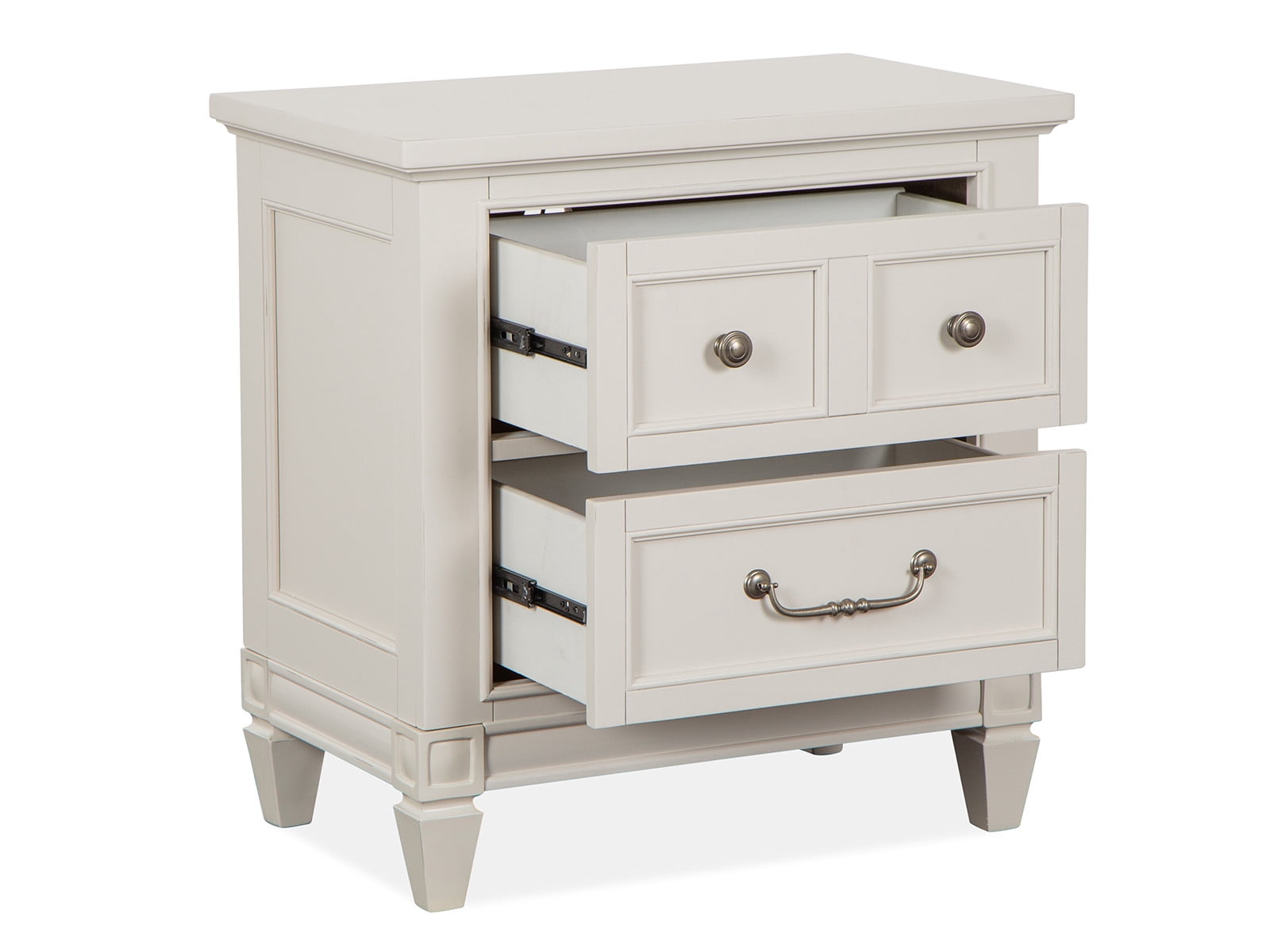 Magnussen Home Willowbrook Egg Shell White Drawer Nightstand