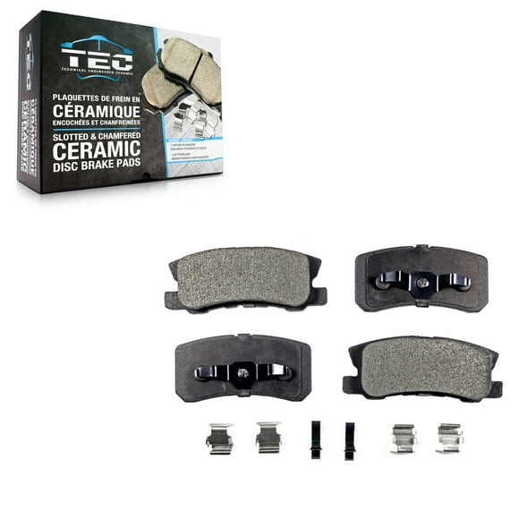 TEC Rear Ceramic Disc Brake Pads TEC-868 for Car Mitsubishi Jeep Lancer Patriot Chrysler Compass Outlander Dodge 200 Avenger Sebring Caliber Sport RVR Endeavor Montero