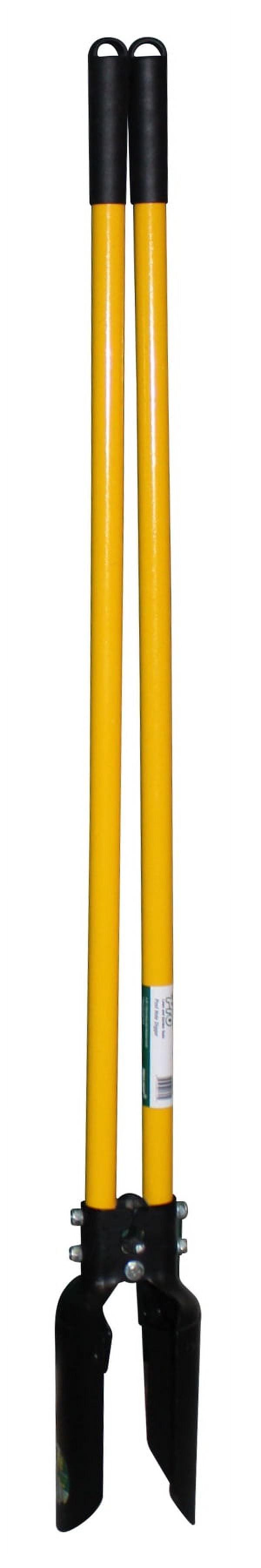 Professional's Choice 54" 4-Prong Fiberglass Cultivator - 14 Gauge Steel Head